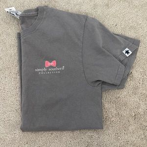 simply southern grey graphic tee